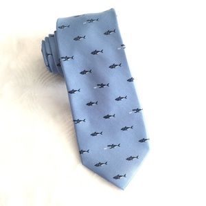 Rare! Tommy Hilfiger Shark Tie 100% Silk